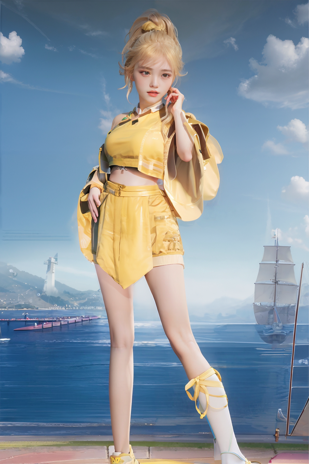 00359-3857820335-[[tie up your hair]],[[the hands of a normal young girl]],tech world,yellow hair,high quality,a beautiful girl in yellow,there's.png